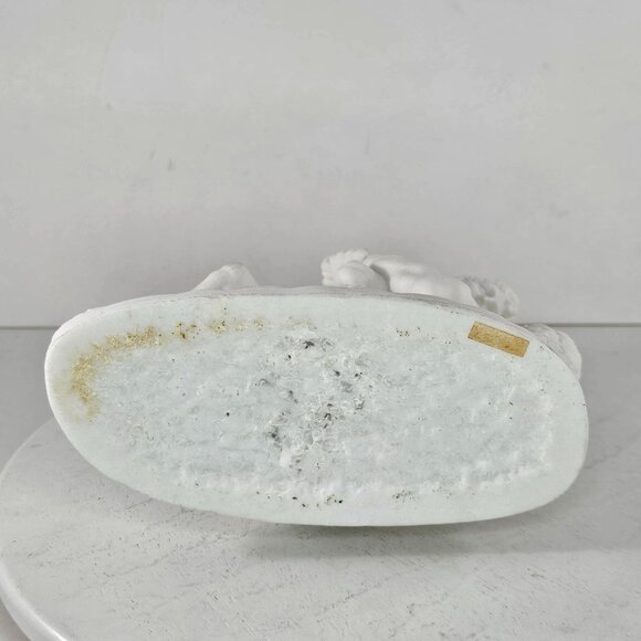 G Ruggeri The Wrestlers Alabaster Sculpture Classic Greek Roman - Picture 7 of 12